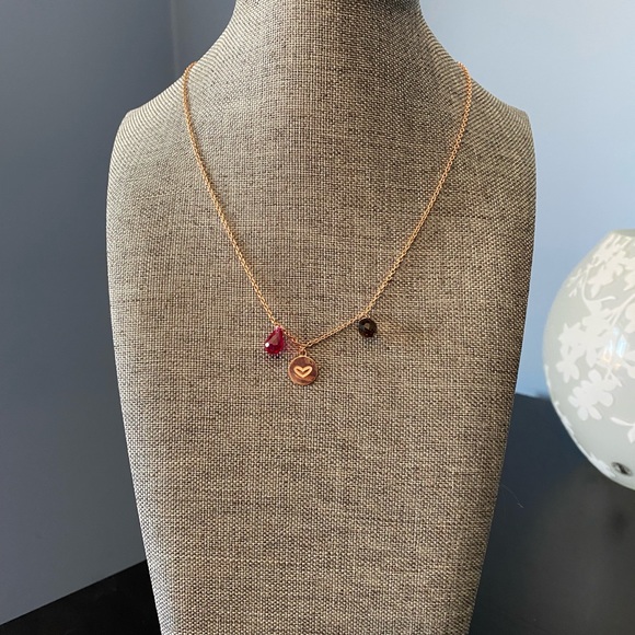 Rose gold plated heart necklace - Picture 3 of 5